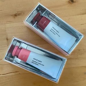 x2 Glossier cloud paint in puff and storm ~ New, never used!